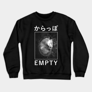 Karappo - Empty Opossum Crewneck Sweatshirt